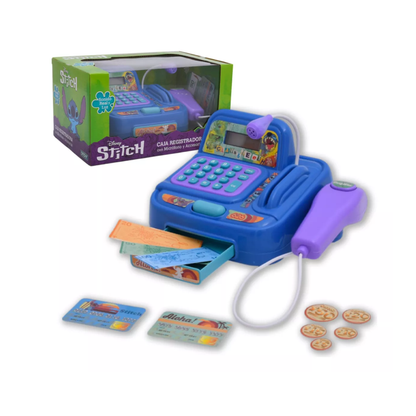 Caja Registradora Con Micrófono, Luces Y Sonido Stitch Ditoys