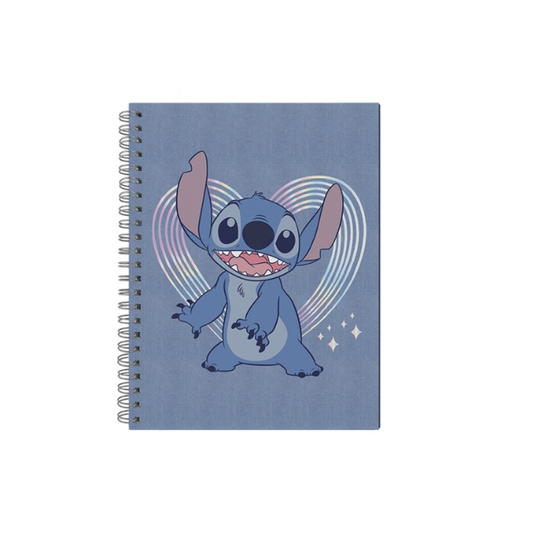 Cuaderno Tapa Dura A4 Stitch Mooving