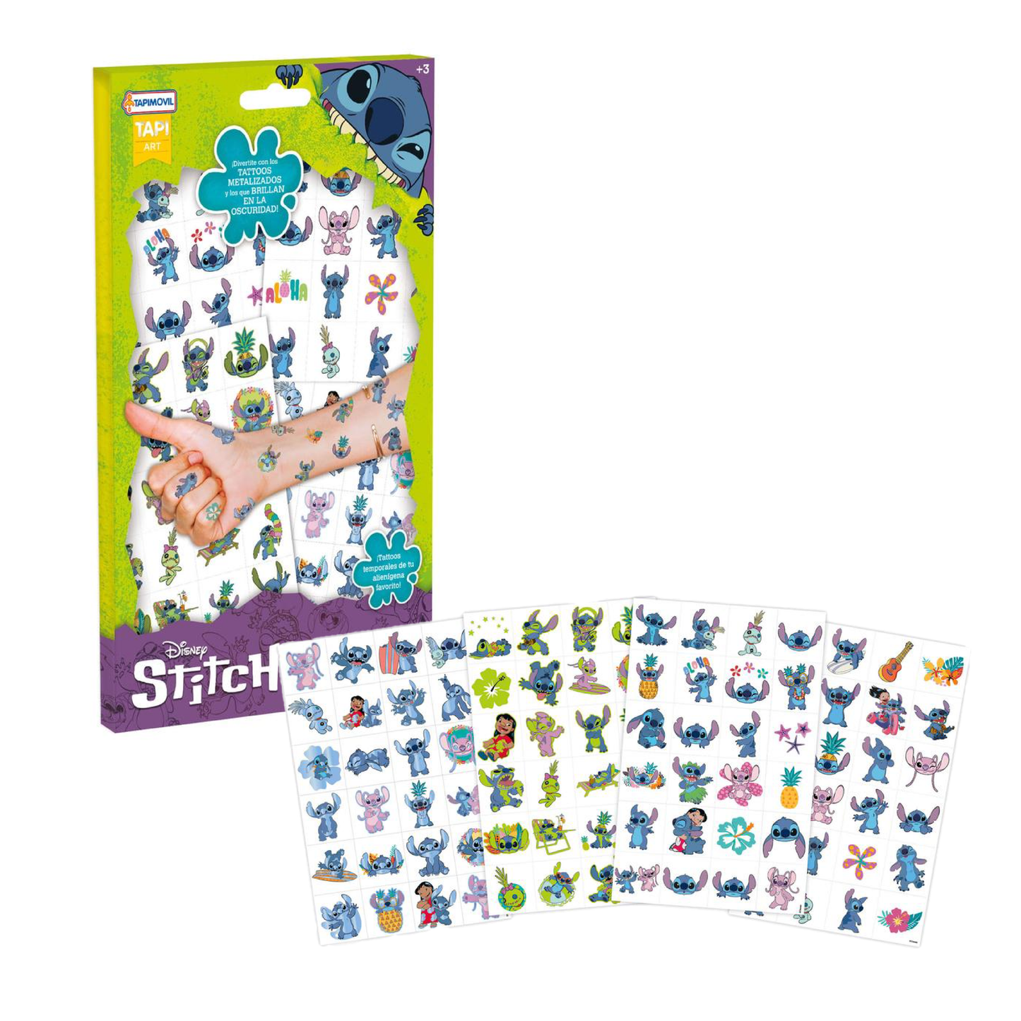 Tattoos Temporales Wow Stitch Tapimovil