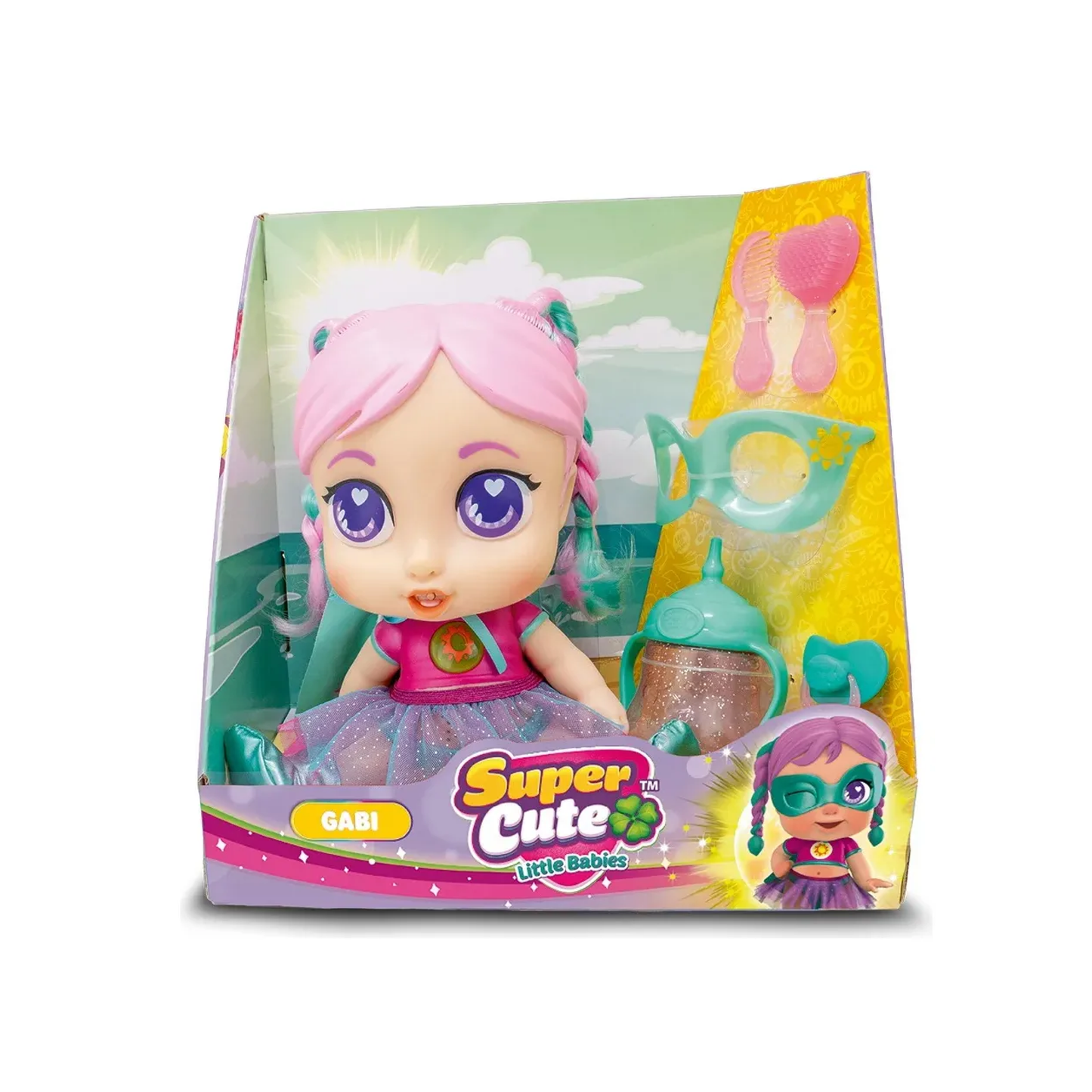 Muñeca Super Cute Little Babies Con Luz Y Sonido