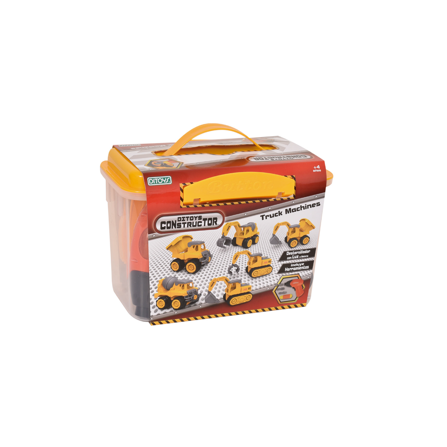 Set Constructor Truck Machine Ditoys