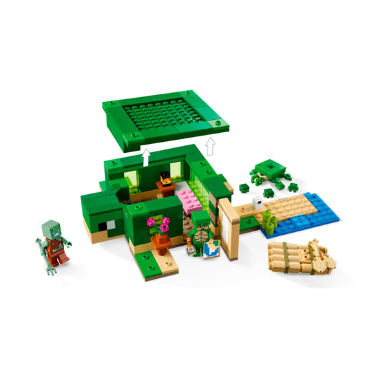 Lego Minecraft La Casa Tortuga De La Playa