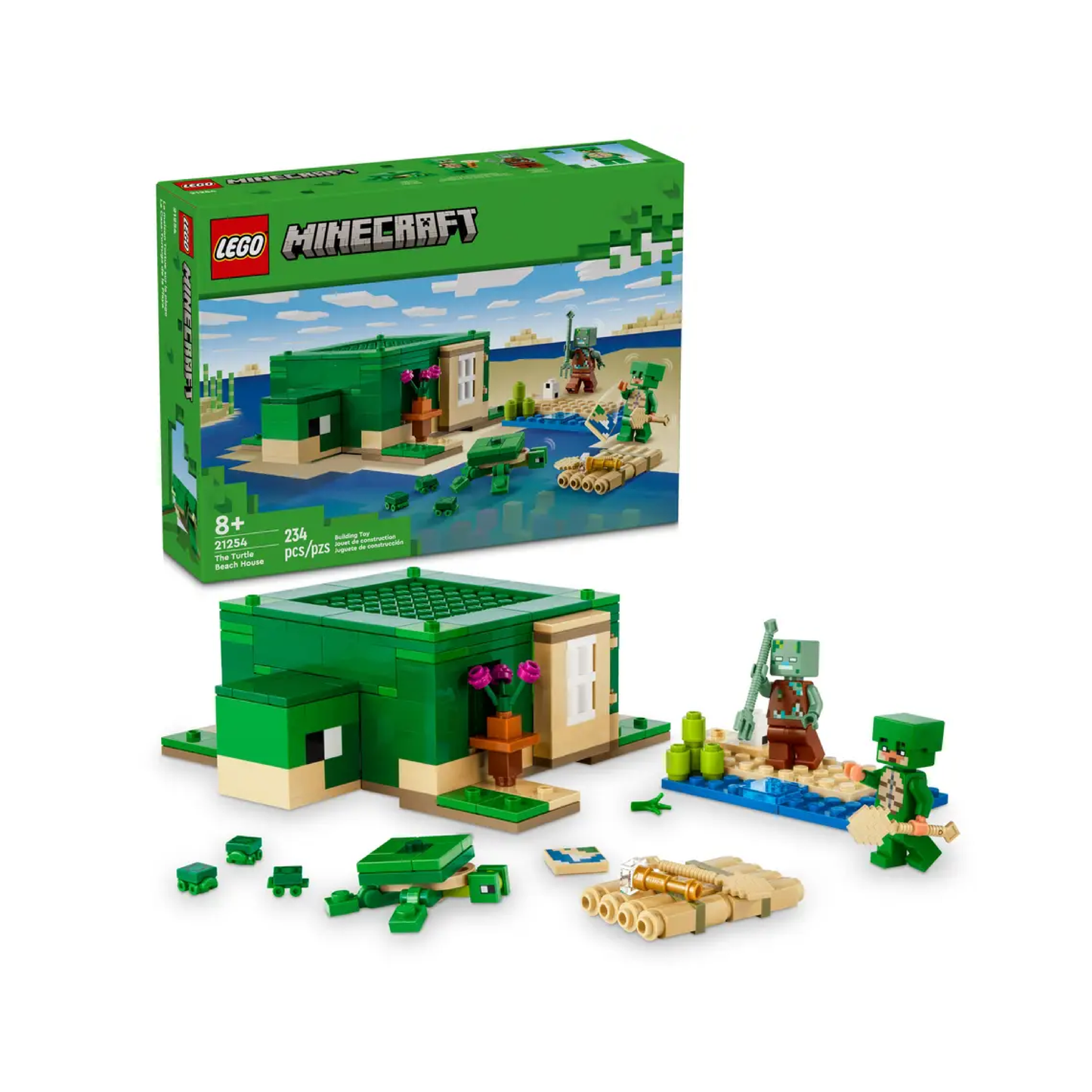 Lego Minecraft La Casa Tortuga De La Playa