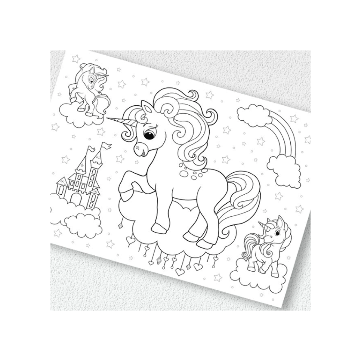 Libro Pinto Póster - Unicornios Enormes