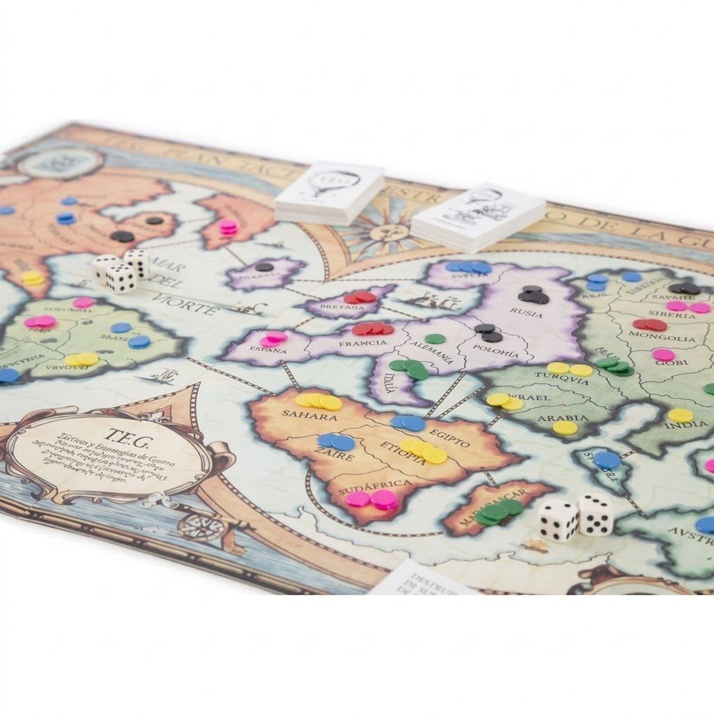 Juego De Mesa TEG Clasico Tactica Estrategia De Guerra