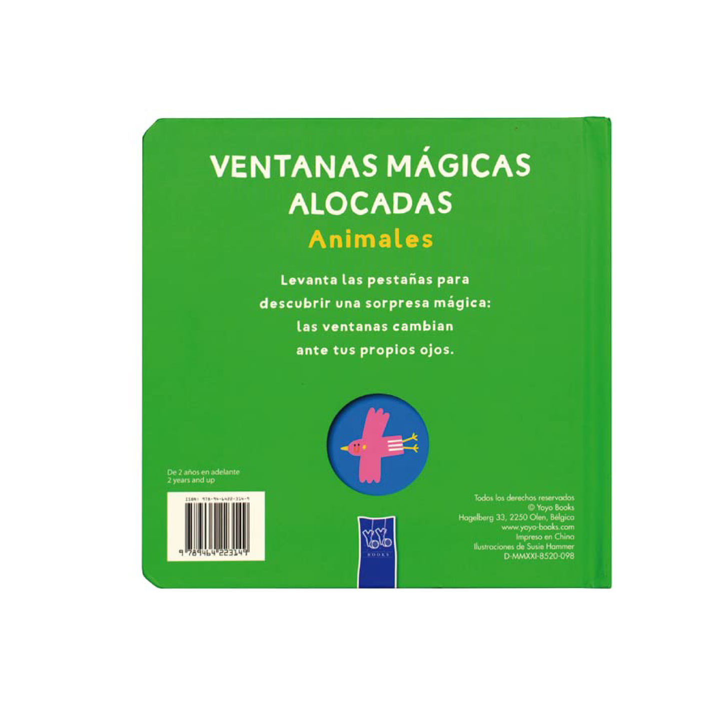 Libro Ventanas Mágicas Alocadas: Animales Yoyo