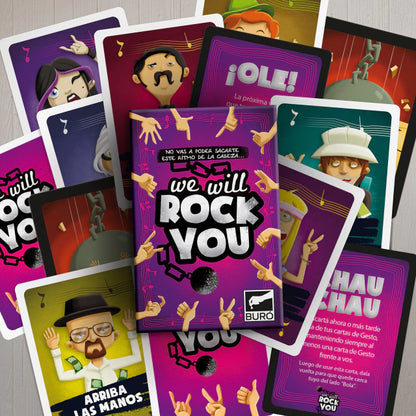 Juego De Cartas We Will Rock You Buro