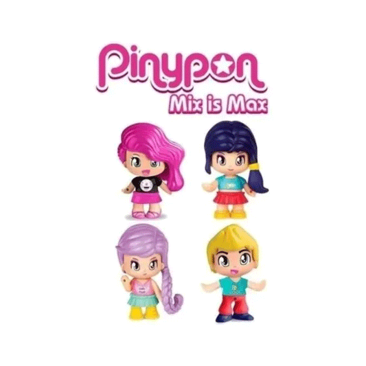 Muñeca Mix Y Match Pinypon Niña Violeta Caffaro 15576