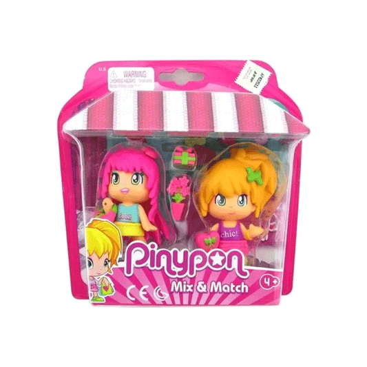 Pinypon De Dos Figuras Amigas De Shopping C/acces