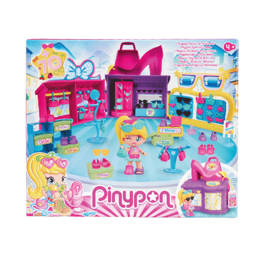 Pinypon Nypon - Playset Tienda de Accesorios con Forma de Zapato