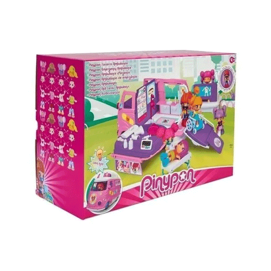 Pinypon Socorro Con Ambulancia Con Acc. + 1 Figura
