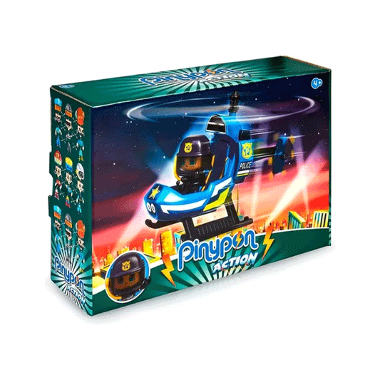 Helicóptero Policía Pinypon