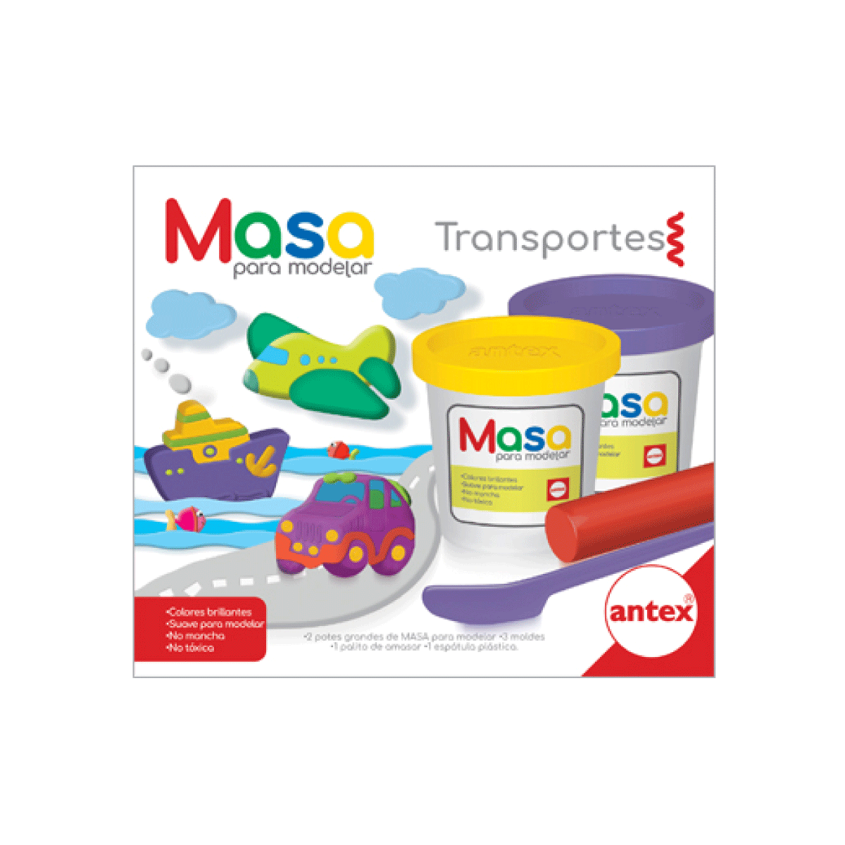 Set De Masa Transportes Antex