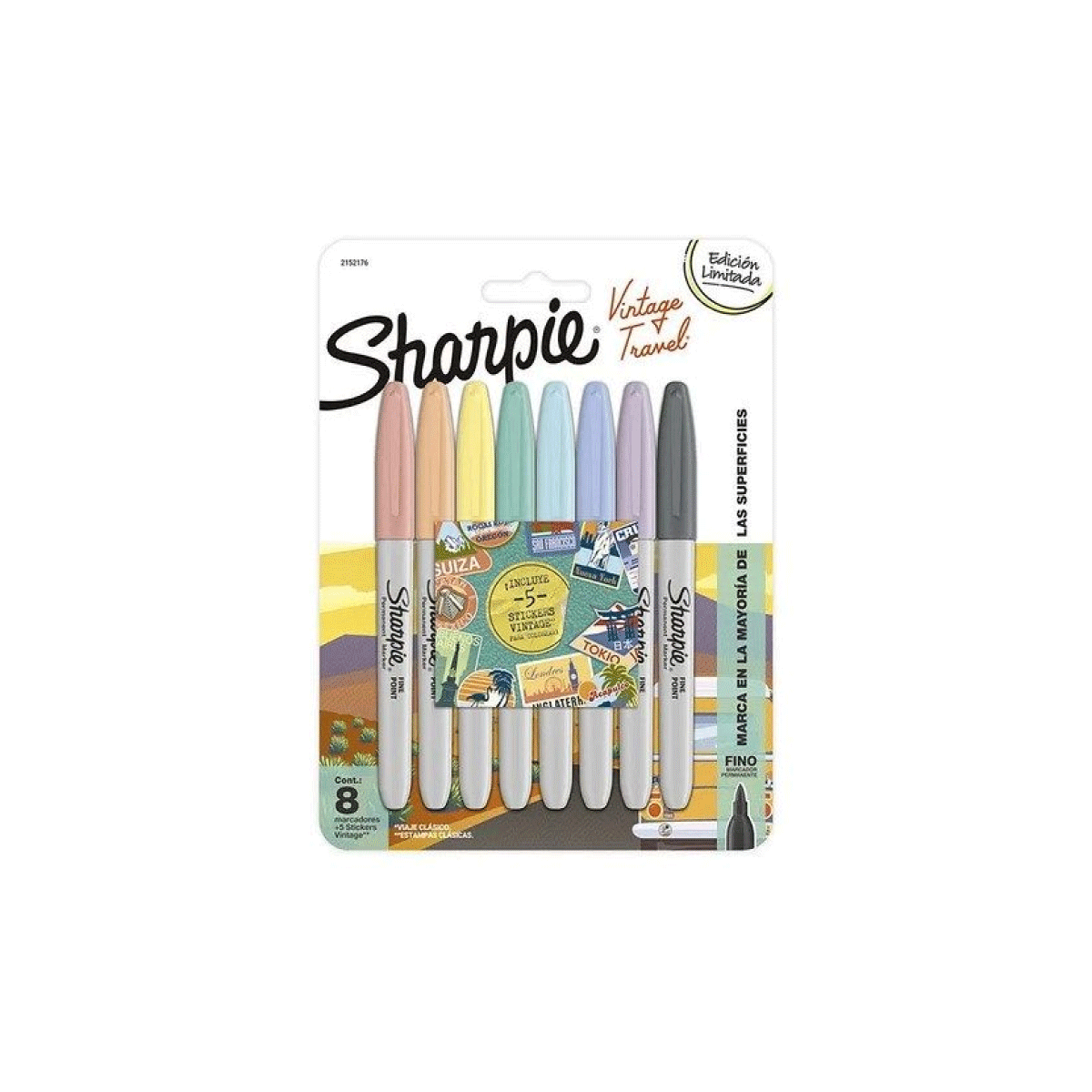 Marcadores Sharpie Vintage  x8