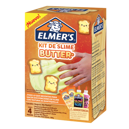 Kit Slime Elmers Butter 4 Pzas