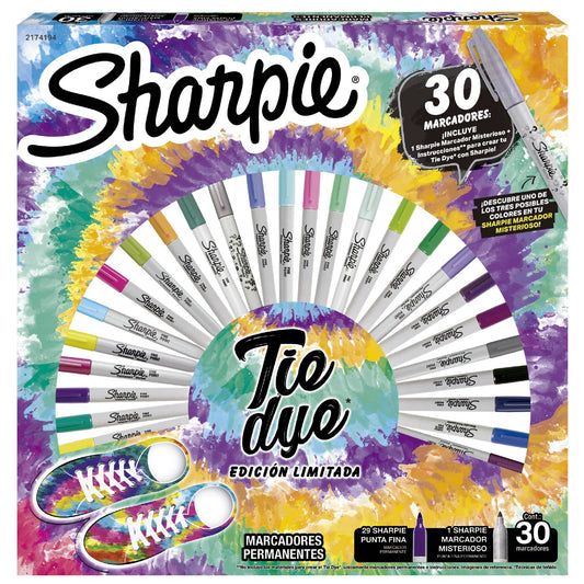 Marcadores Sharpie Tie Dye Punta Fina Surtidos