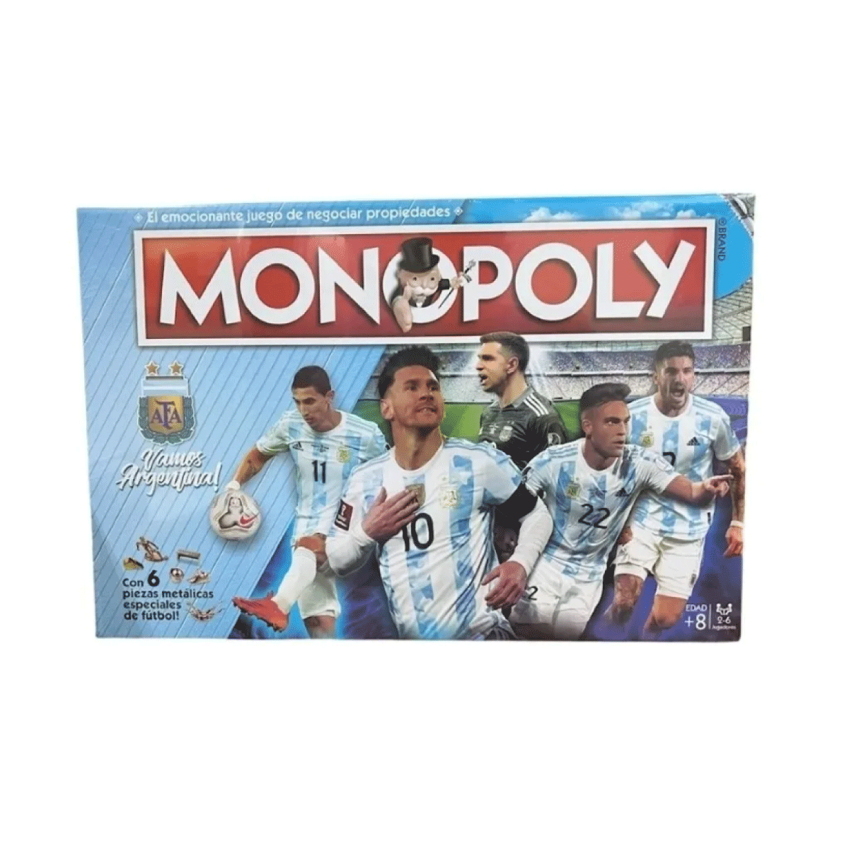 Monopoly Juego De Mesa Selección Argentina Afa Futbol