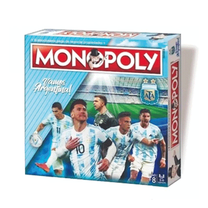 Juego de Mesa Monopoly Vamos Argentina Versión Popular ToyCo