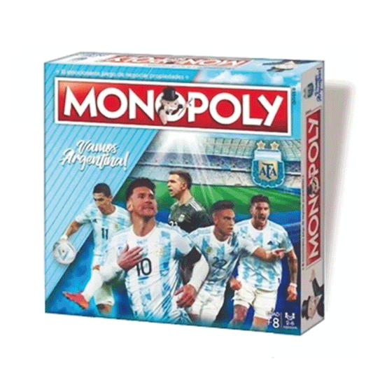 Juego de Mesa Monopoly Vamos Argentina Versión Popular ToyCo
