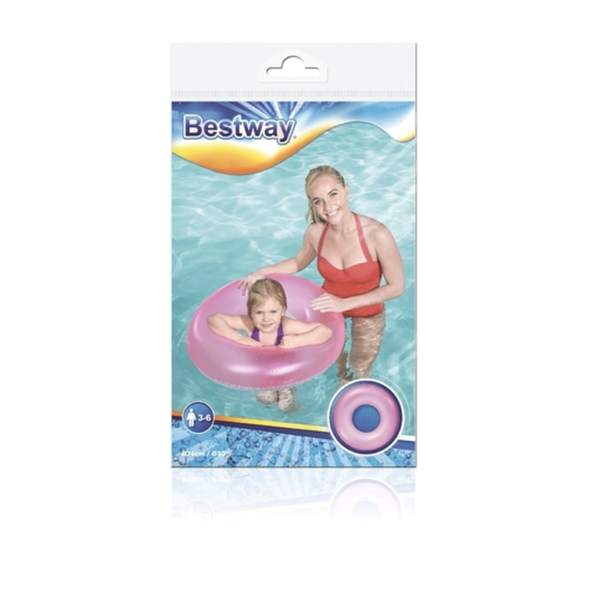 Salvavidas Inflable Neón Bestway 76 cm