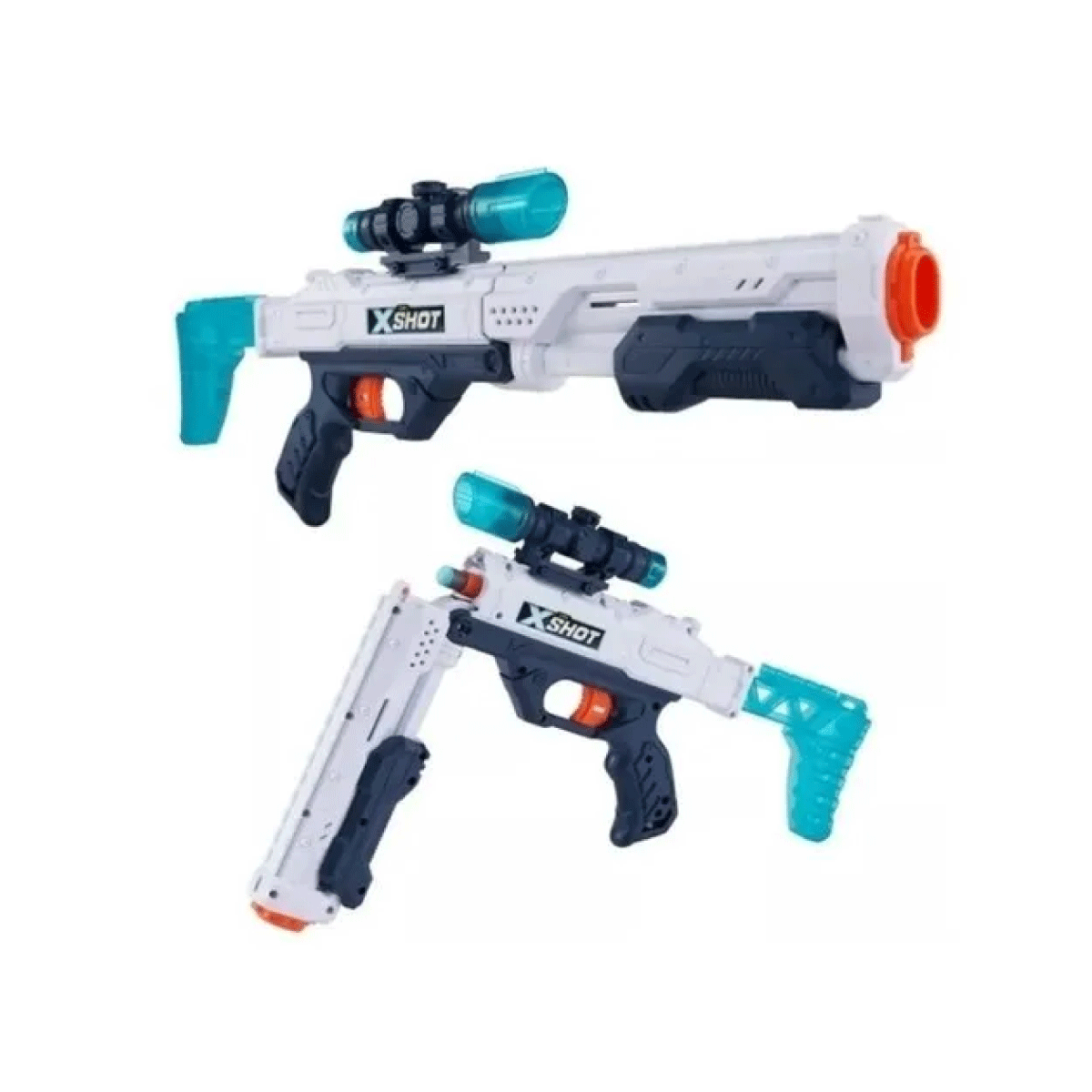 Scope Rifle Escopeta Lanza Dardos A 24 Metros Pistola X Shot