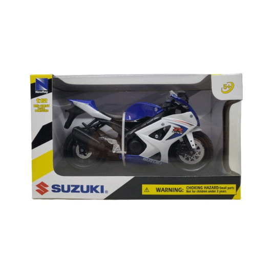Moto New Ray Suzuki GSX-R1000 Azul 1:12