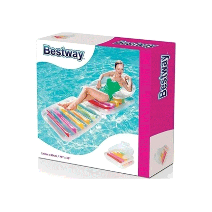 Colchoneta Sillón Inflable 2 en 1 Reposera Bestway