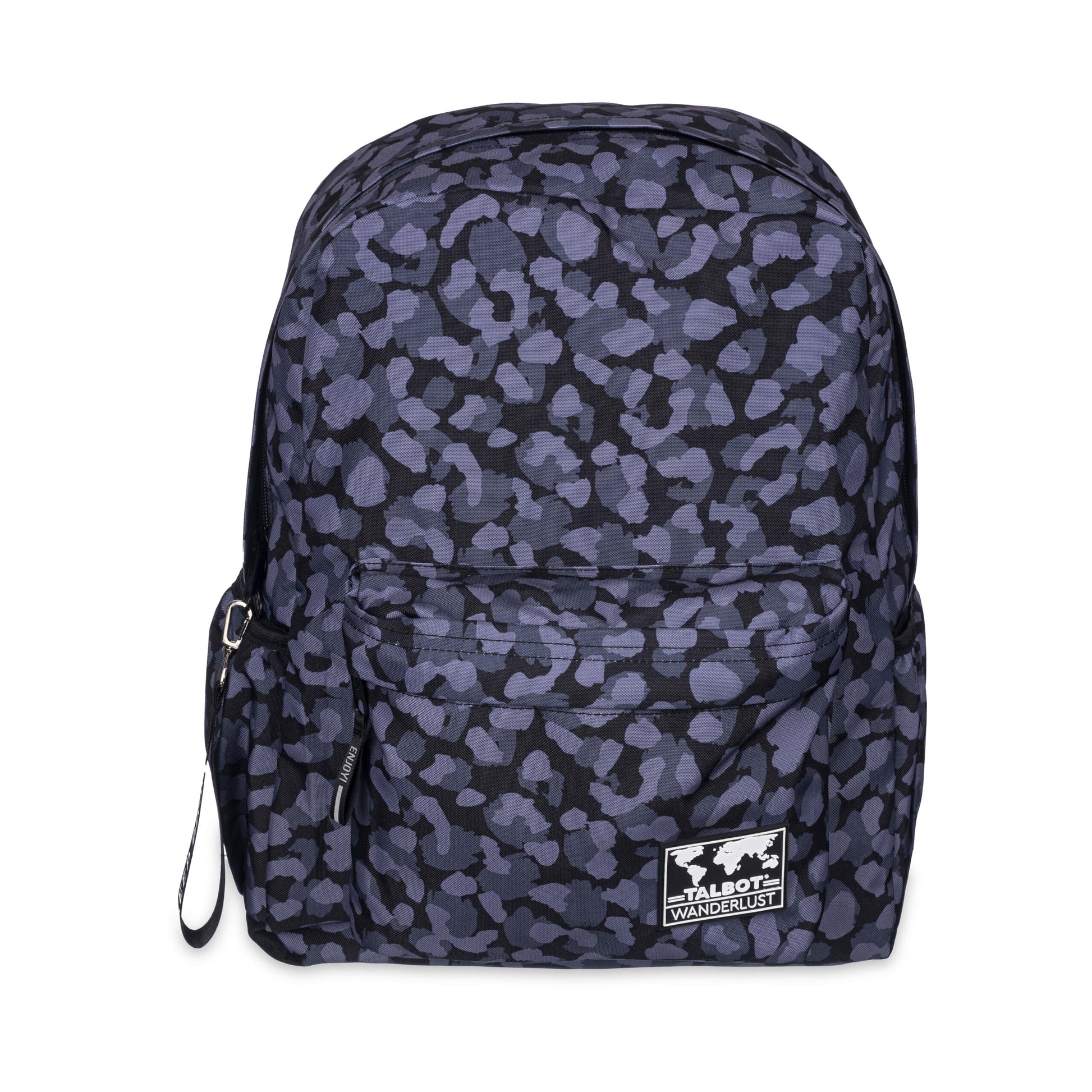 Mochila Espalda Talbot Wanderlust Black Print 2 Cierres