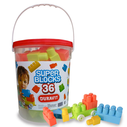 Balde duravit Blocks Chico 36 Piezas 