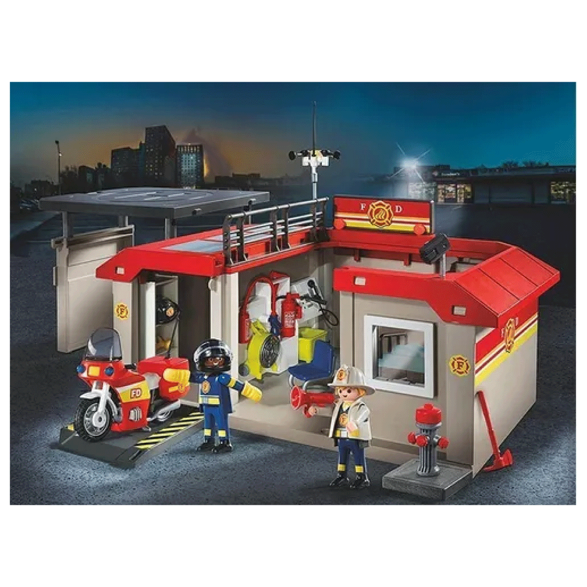 Cuartel bomberos playmobil sales