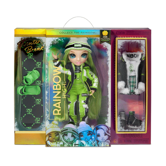 Muñeca Rainbow High Winter Break Jade Hunter