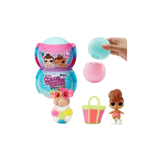 Muñeca Lol Surprise Color Change Sister + Pet Wabro