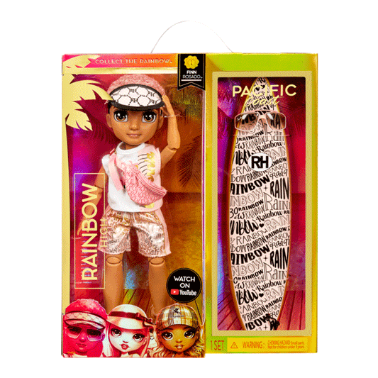 Muñeca Rainbow High P Coast-Finn Rosado