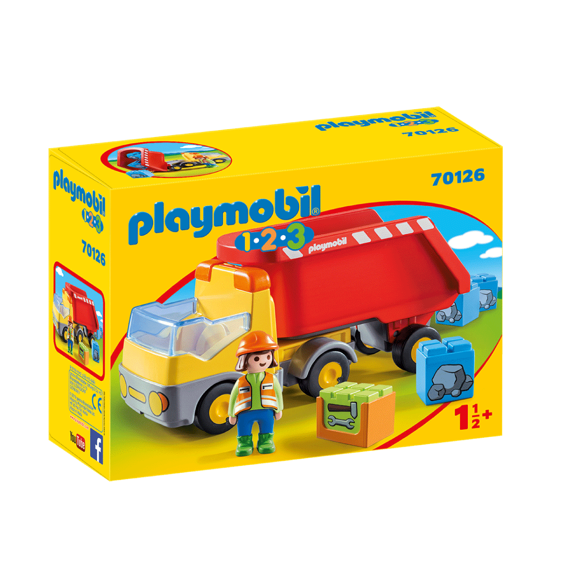 Playmobil 1.2.3 Camión de Basura