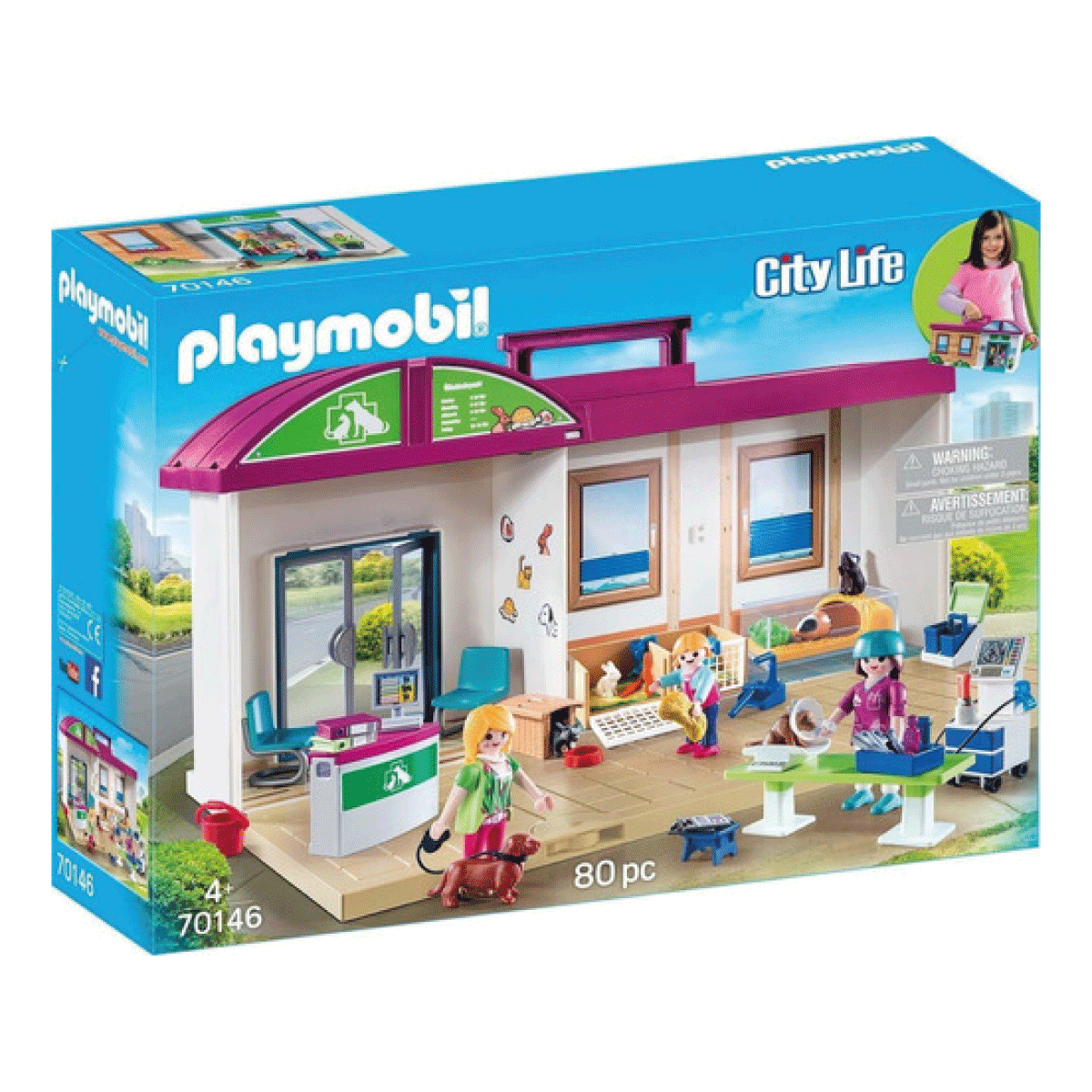 Playmobil Clinica Veterinaria Maletin 