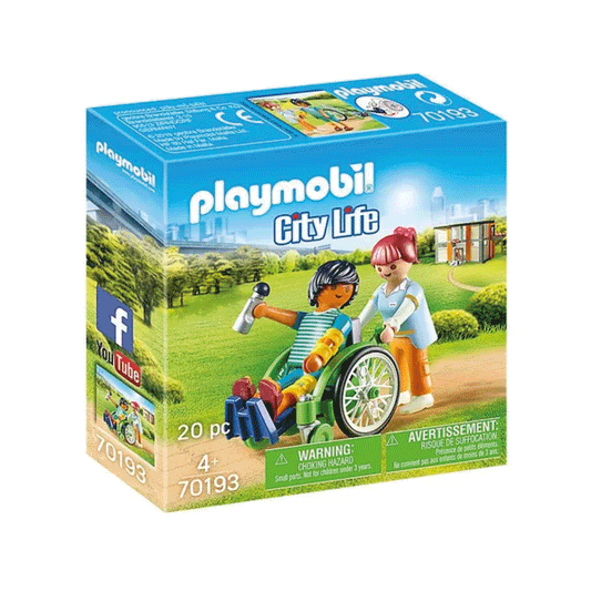 Paciente Playmobil con Silla de Ruedas 