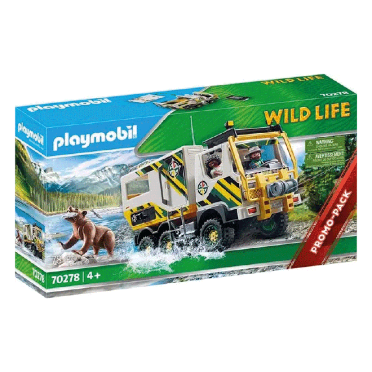 Camion Playmobil de expedicion al Aire Libre Zoo