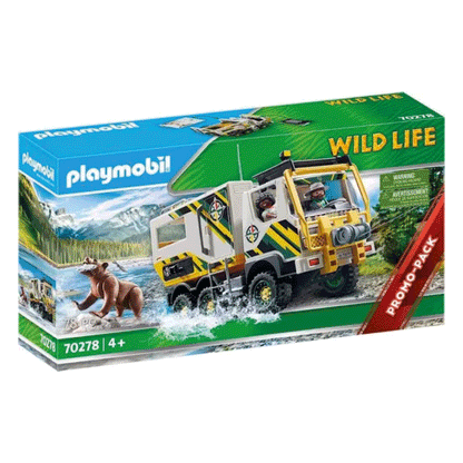 Camion Playmobil de expedicion al Aire Libre Zoo