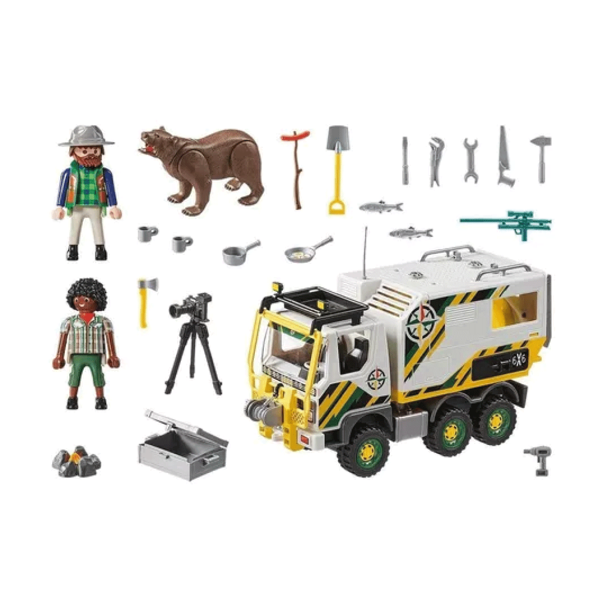 Camion Playmobil de expedicion al Aire Libre Zoo