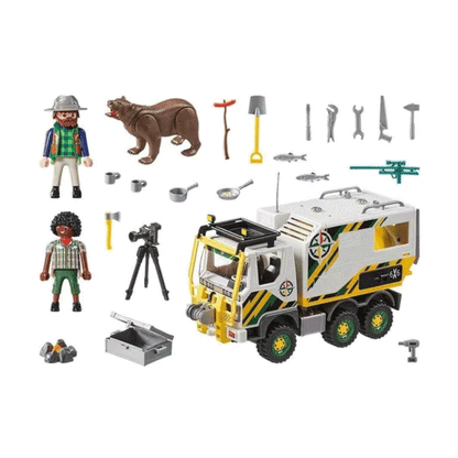 Camion Playmobil de expedicion al Aire Libre Zoo