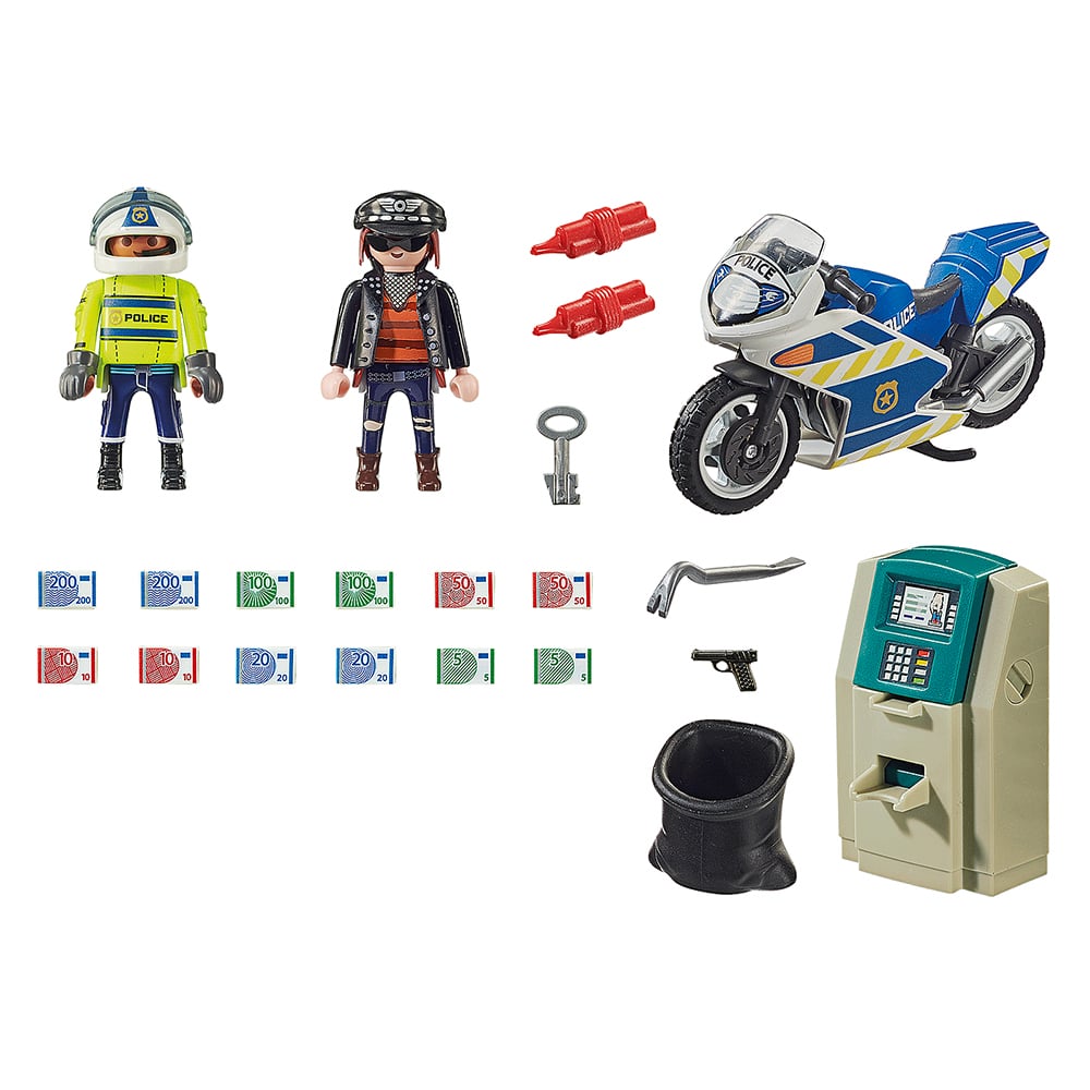 Moto de Policia Playmobil 