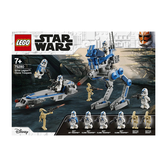 Soldados clon de la Legión 501 Lego