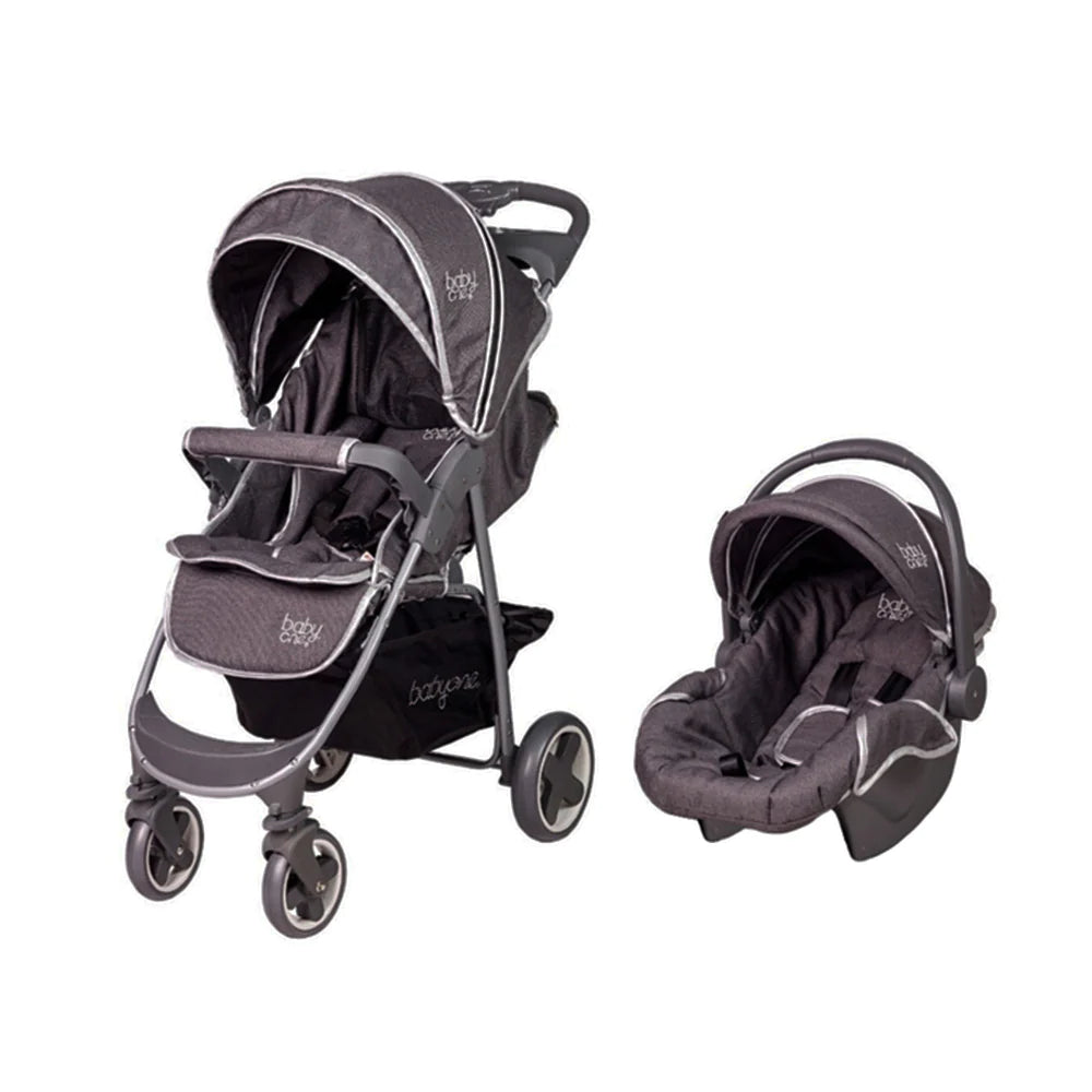 Coche Travel System Novo Gris
