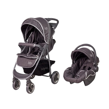 Coche Travel System Novo Gris