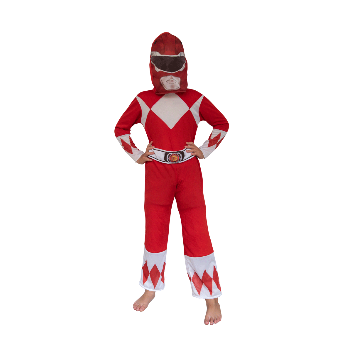 Disfraz Power Ranger Rojo T0