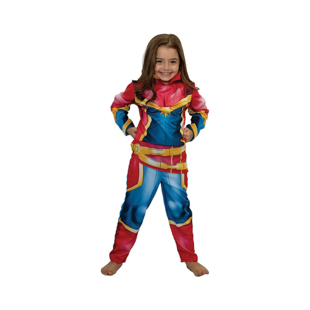 Disfraz Capitana Marvel Con Luz New Toys