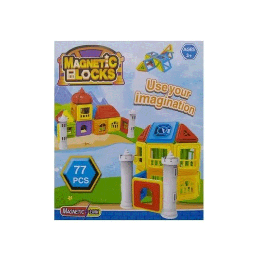 Figuras Magneticas Magnetic Locks Kit 77 Piezas