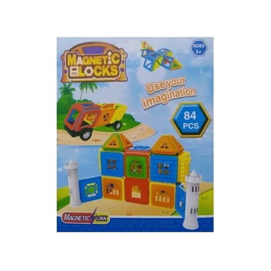 Figuras Magneticas Magnetic Locks Kit 84 Piezas