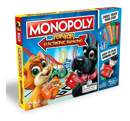 Juego de Mesa Monopoly Junior Banco Electrónico Hasbro