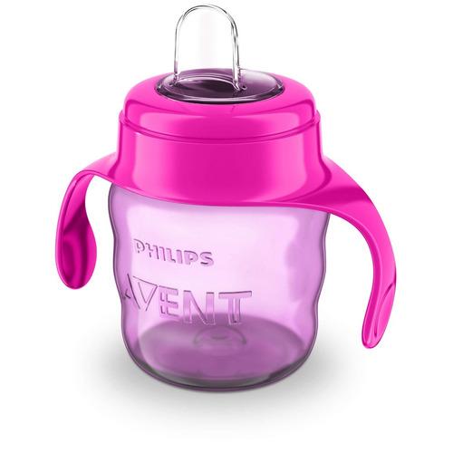 Vaso Avent Easy Sip Con Tetina Blanda Y Asas 6+ Meses 200ml